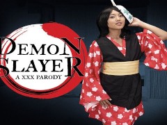 Fuck Session With Asian Teen Mai Thai as MAKOMO from DEMON SLAYER VR Porn