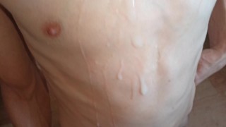 Hot Cum Big Cock Sperm Is Being Poured Into My Femboy