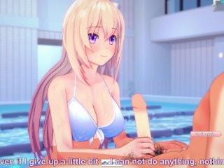 3D/Anime/Hentai: Hottest And Most Popular Girl In School Gets Fucked By The Pool In Her Bikini!