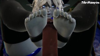 Foot Honey Select 2 A Succubus Uses Her Feet In The Rain