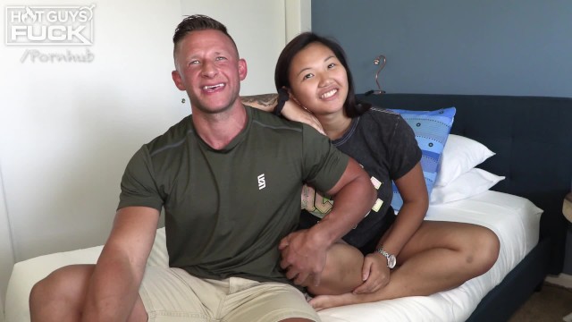 Beefy Asian Pussy - Ripped DILF Heath Hooks up with a Thick Asian Teen for his first Porn! -  Pornhub.com