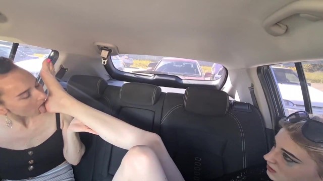 Foot worship in the car! (TRAILER)