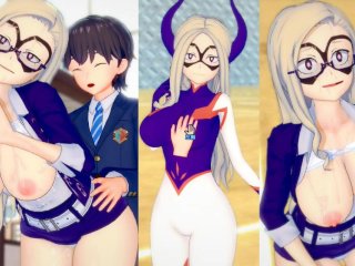 【エロゲーコイカツ！】僕のヒーローアカデミア Mt.レディ(岳山優)3Dcg巨乳アニメ動画(ヒロアカ)[Hentai Game Koikatsu! Yu Takeyama (Anime 3Dcg