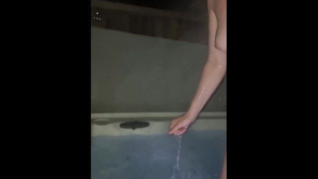Mom naked in hot tub with step son 15