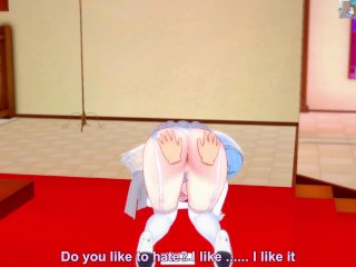 3D/Anime/Hentai: Hot Bride Gets Fucked in the Church_Before Her Wedding in HerWedding Dress !!