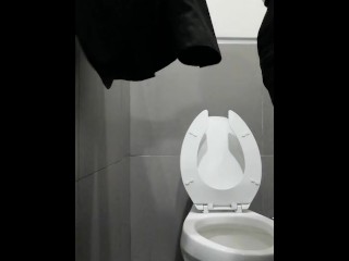 I want men to pierce my ass – bathroom public