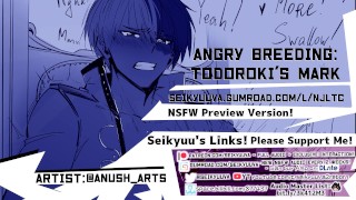 Todoroki's Mark Art Twitter Anush_Arts My Hero Academia ASMR Angry Breeding
