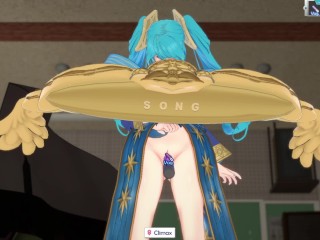 3D/Anime/Hentai, League of legends: Sona is getting fucked by the_piano !!