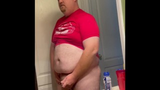Big Belly Tight Shirt Big Belly Jerk Off
