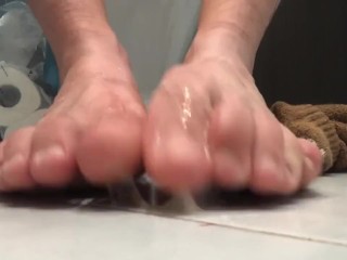 Nails ,toes and feet demonstration,spitting domination