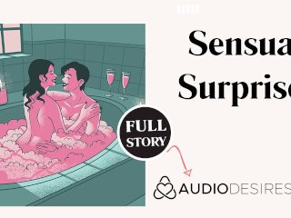 Romantic Lesbian Bathtub Sex Erotic Audio Story LGBTQ+Sex ASMR Audio_Porn for Women