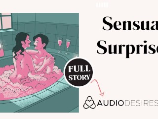 Romantic Lesbian Bathtub Sex Erotic AudioStory LGBTQ+ Sex ASMR Audio_Porn for Women