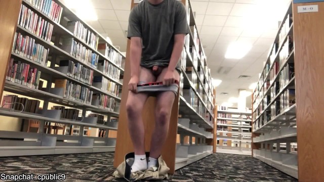 Caught Flashing In The Library - JERKING OFF IN PUBLIC LIBRARY AND CUMMING IN a BOOK PREVIEW - Pornhub.com