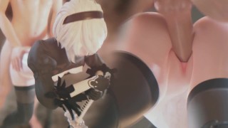 Animation HD COMPILATION OF 2B NIER AUTOMATA PORN BLENDER