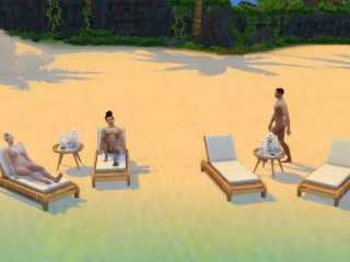 Pleasure In Paradise #3 - Horny Slutty Swingers Have Raunchy Weekend on_Yacht - SIMS_4 Roleplay
