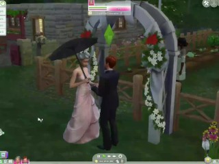 Crumplebottom Lets Play #2 - Agnes_Crumplebottom Gets Married_& Impregnated - Wedding Fuck - SIMS 4