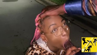 Car Broke Down Mouthful Of Strangers Cock In The Middle Of The Street Pranking A Stranger Pt 2