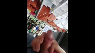 Teen 18 EMPLOYEE CATCHES THE REAL DICKFLASH IN A PUBLIC STORE PART 1