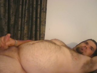 Chubby MaleJacking Off andCumming