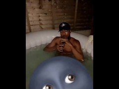 DL ONLY FANS STAR HOEDADDY6 GETS WET IN THE JACUZZI BBC BBD LIGHTSKIN GUY