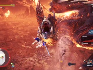 Hot Fox Girl Fucks Big Black Dragon Monster Hunter World Iceborne