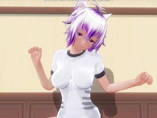 3D HENTAI Schoolgirl isengaged in_physical education with the teacher