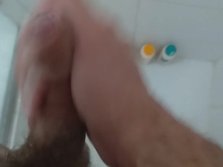 Super_Hot Guy Masturbating and MoaningWhile taking a Shower till Cumming