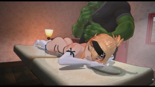 Naughty Elf Lady Likes Giant Orc Hand On Her Body In Orc Massage 3D Hentai Game Ep 2