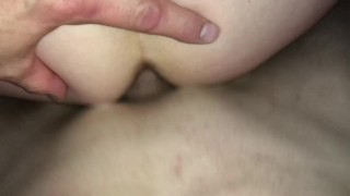 Boss gets fucked in both holes and squirts