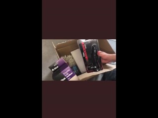 Unboxes his international grabby porn award unboxing...