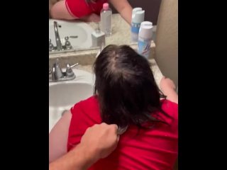 Fucked This Girl In The Bathroom At Her Parent’s House
