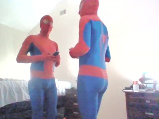 Spiderman Spandex Costume Cosplay Lycra Bedroom Solo