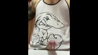 OPEN YOUR MOUTH AND PRESENT MY DELICIOUS MILK CUMSHOOT WITHOUT HANDS