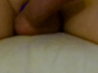 Male Hands Free Cumming.Lovense Hush Butt Plug. Low_ish Quality Due to Zoomed in.