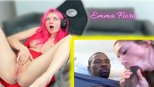 Reaction - TikToker Reacciona a Porno Interracial - Emma Fiore - Pornhub.com
