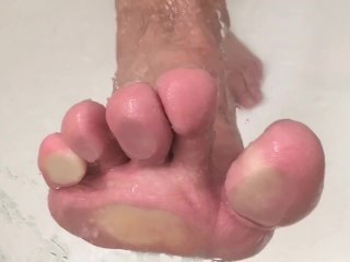 Home From Work Come Help Me Shower Wash My Big Sweaty Work Feet - Manlyfoot