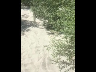 Cruising in the dunes looking for sex