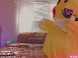 dumbest camgirl_on earth struggles in pokemon costume_(SFW)