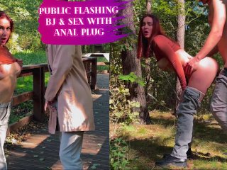 Public Sucking Dick And Sex With Anal Plug Leokleo