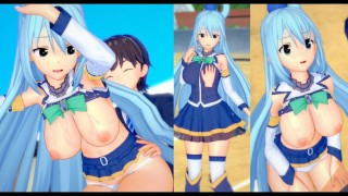Aqua Anime 3Dcg Hentai Game Koikatsu Konosuba