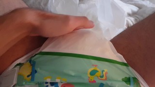 Masturbate In Diapers And Wake Up Wee Wee