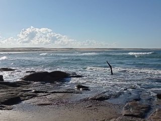 Red Haired With Big Ass Gives Dirty Oral On The Beach! Amateur