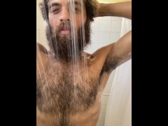 Sexy nude hairy shower time Mount Men Rock Mercury