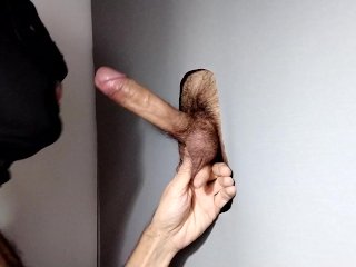 Straight Boy From Puente De Vallecas Comes To Gloryhole For The First Time, Delicious Cumshot