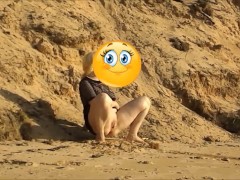 On the beach 15 - big butts and piss