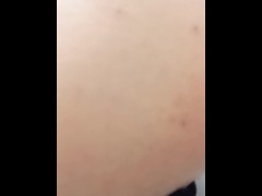 Playing with my ass and cock + cumshot