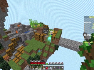 Minecraft Multiplayer Skyblock Season:2 Ep:2 Skyblock Building a treefarm! EarningMoney!