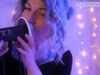 SFW ASMR - Girlfriend_Eats Your Ears After A Long Day - PASTEL ROSIE Ear Licking Kinky GFRole Play