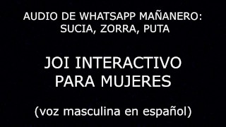 For women Whatsapp Audio Zorra Sucia Puta Sub En JOI Para Mujeres Voz Masculina