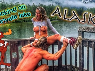 Screen Capture of Video Titled: Sex in thongs private Lake in Alaska